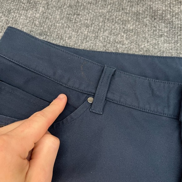 Lululemon ABC Warpstreme Navy Blue Pants Men's Sz 34x34 *FLAWS* - Picture 4 of 15